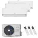 AEG Klimaanlage NSE Multisplit Set mit 3 Innengeräten