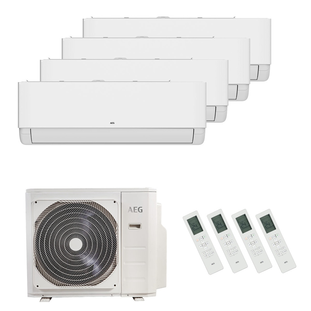 AEG Klimaanlage NSE Multisplit Set mit 4 Innengeräten