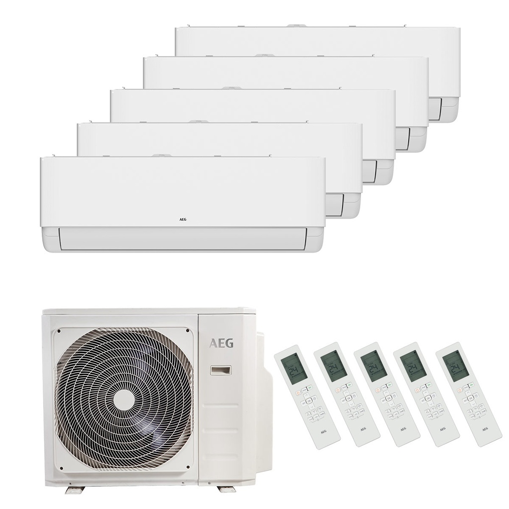 AEG Klimaanlage NSE Multisplit Set mit 5 Innengeräten