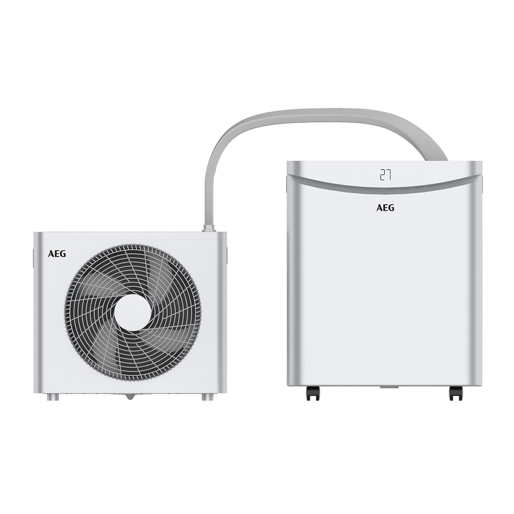 [RM02-35-W] AEG ROOMOVI mobile Klimaanlage R290 3,5 kW kühlen und heizen weiß
