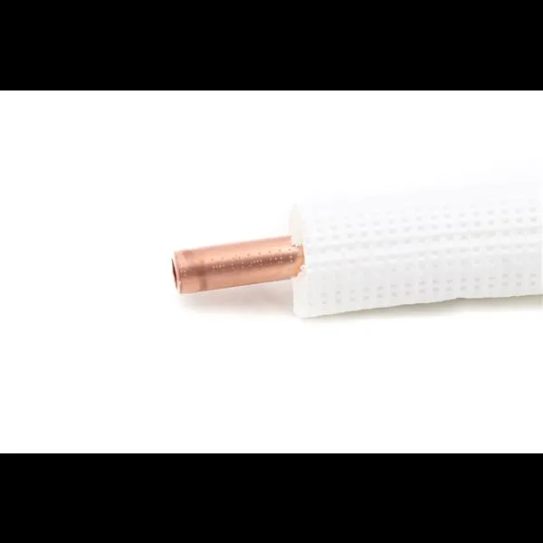 [701-7606] 20m Isoliertes CU-Rohr, Isol. schwerentflammbar 9mm -  1/4 + 3/8 0,8mm (ungebördelt)